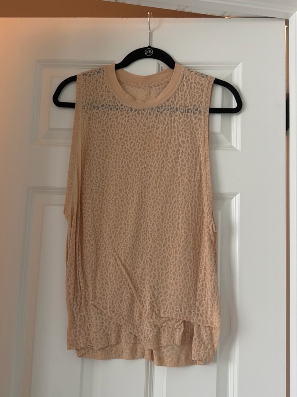 Lululemon Sleeveless Leopard-Print Tank Top